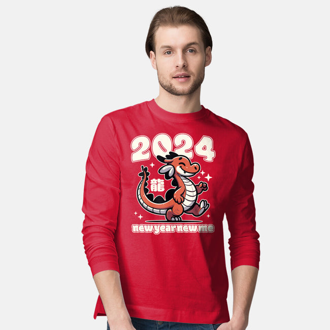 New Year New Dragon-Mens-Long Sleeved-Tee-RoboMega