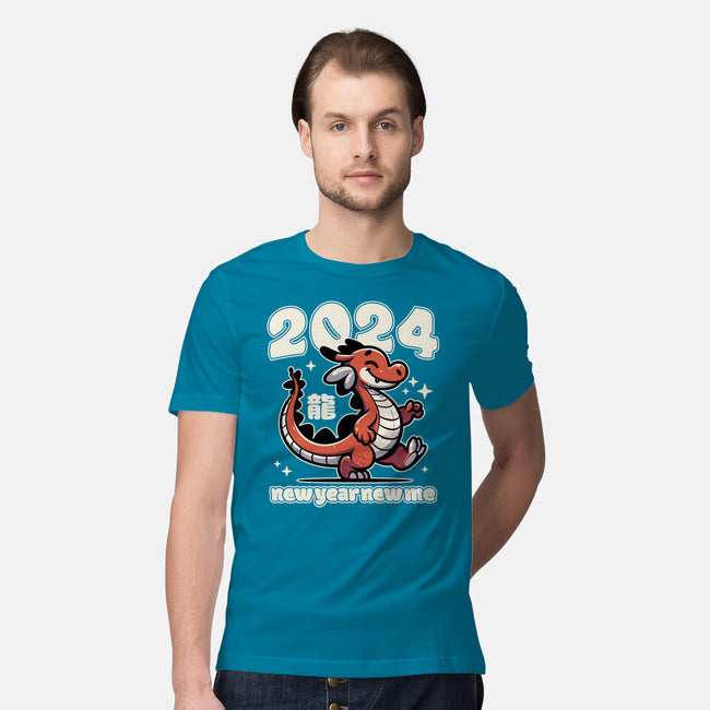 New Year New Dragon-Mens-Premium-Tee-RoboMega