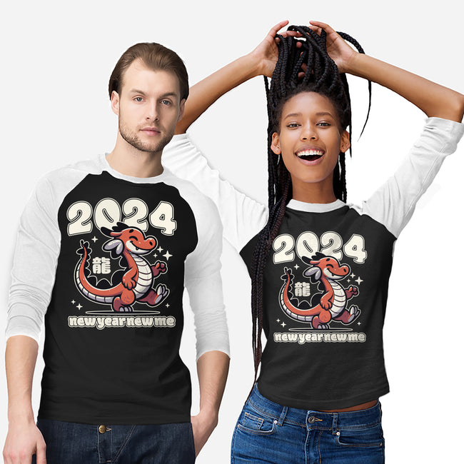 New Year New Dragon-Unisex-Baseball-Tee-RoboMega