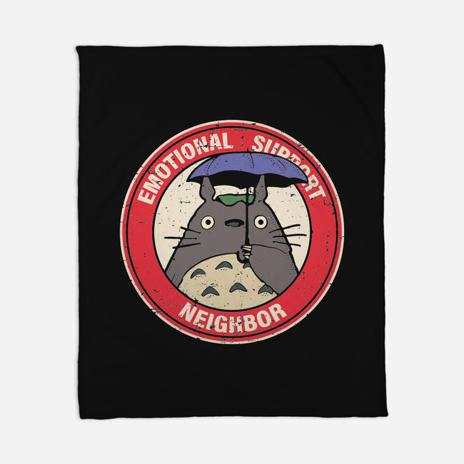 Emotional Support Neighbor-None-Fleece-Blanket-turborat14