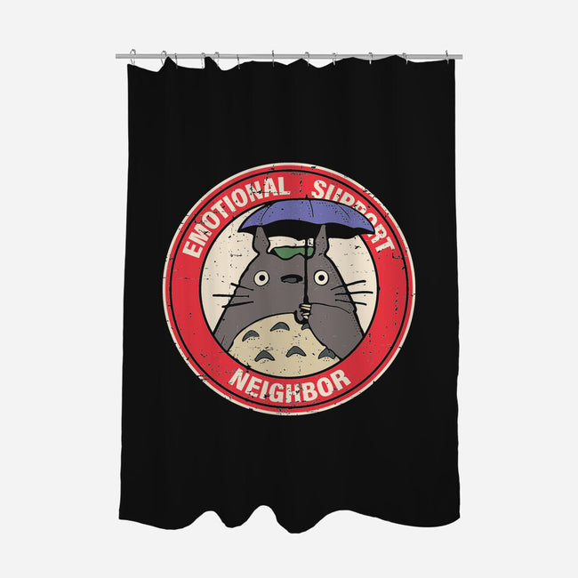 Emotional Support Neighbor-None-Polyester-Shower Curtain-turborat14