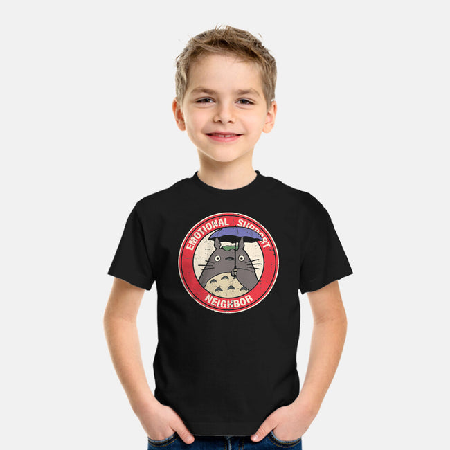 Emotional Support Neighbor-Youth-Basic-Tee-turborat14