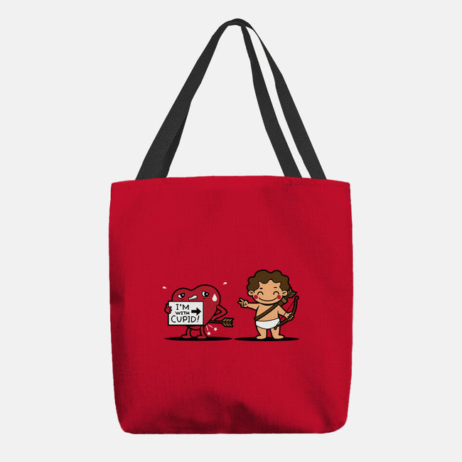 I'm With Cupid-None-Basic Tote-Bag-Boggs Nicolas