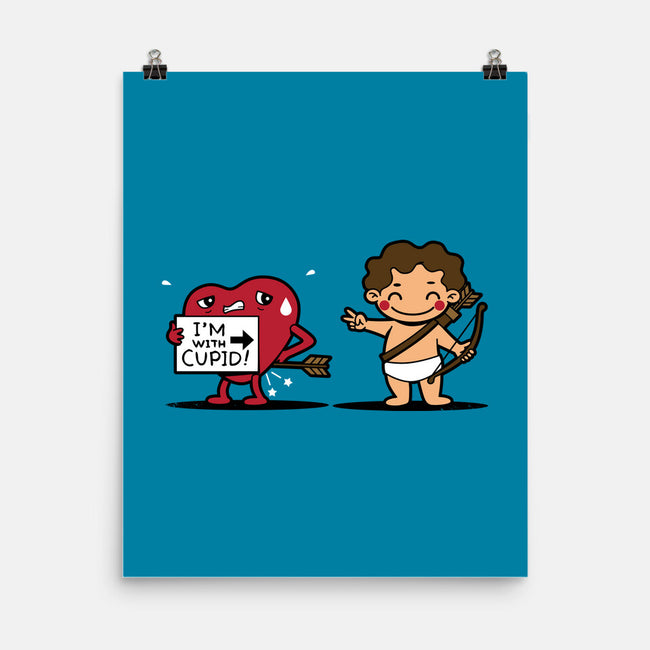 I'm With Cupid-None-Matte-Poster-Boggs Nicolas