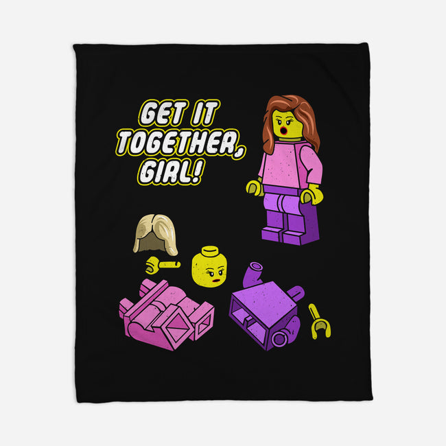 Get It Together Girl-None-Fleece-Blanket-dwarmuth