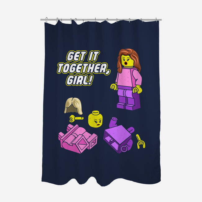 Get It Together Girl-None-Polyester-Shower Curtain-dwarmuth