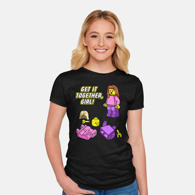 Get It Together Girl-Womens-Fitted-Tee-dwarmuth