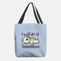 I Will Do It Tomorrow-None-Basic Tote-Bag-NemiMakeit