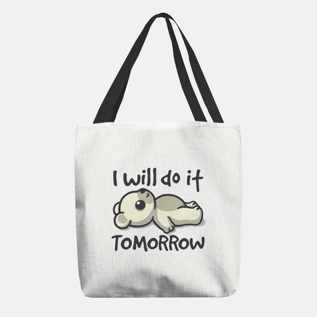 I Will Do It Tomorrow-None-Basic Tote-Bag-NemiMakeit