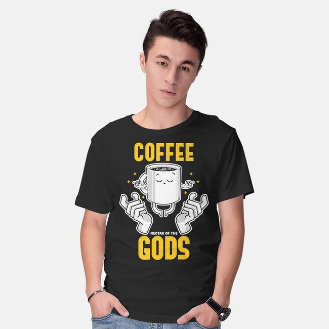 Coffee Nectar Of The God-Mens-Basic-Tee-Tri haryadi