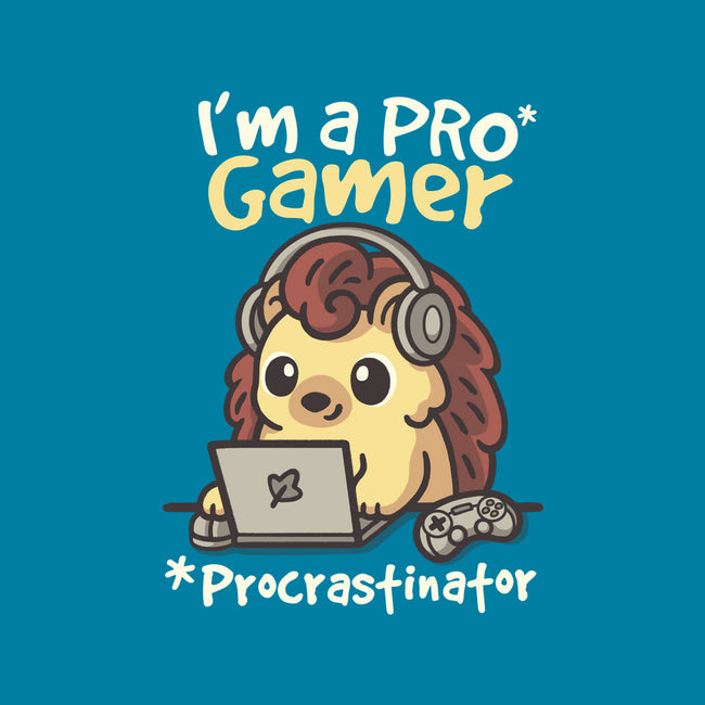 Pro Gamer Procrastinator-None-Stretched-Canvas-NemiMakeit