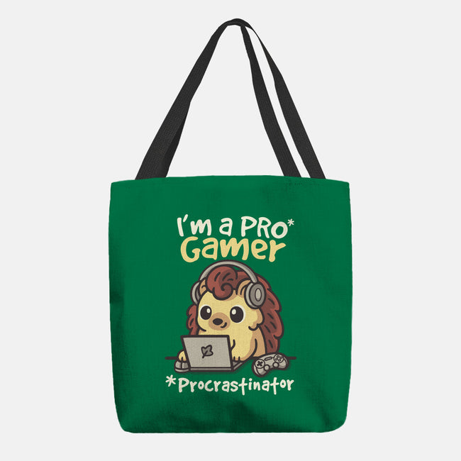 Pro Gamer Procrastinator-None-Basic Tote-Bag-NemiMakeit