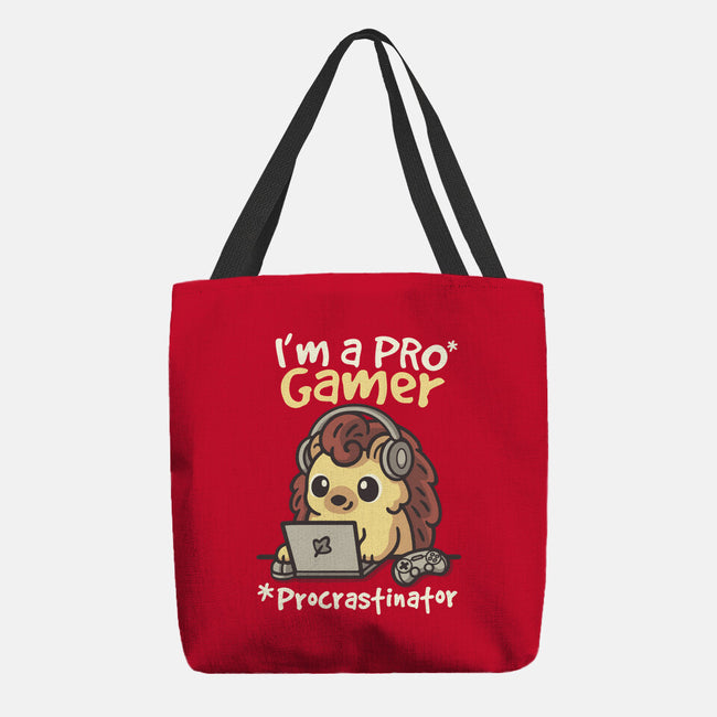 Pro Gamer Procrastinator-None-Basic Tote-Bag-NemiMakeit