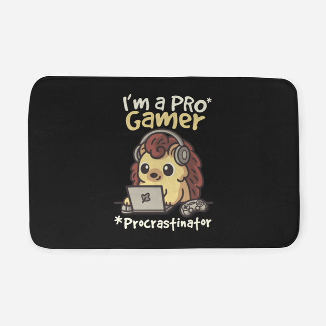 Pro Gamer Procrastinator-None-Memory Foam-Bath Mat-NemiMakeit