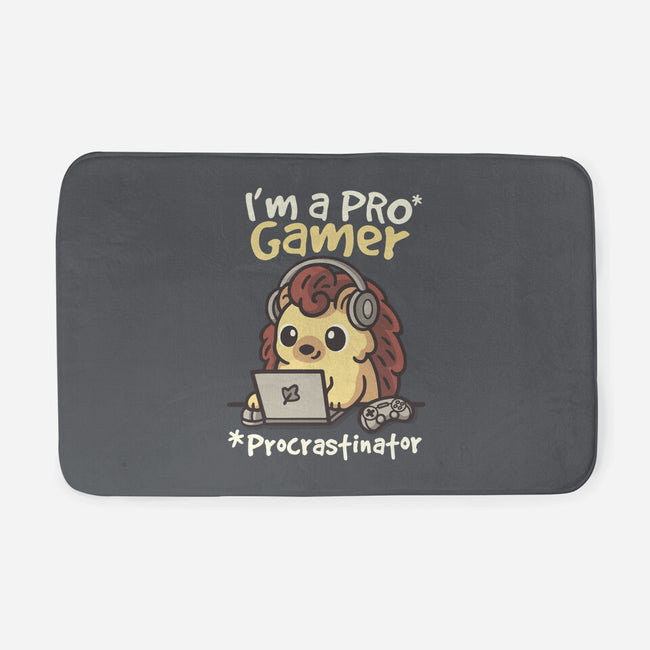 Pro Gamer Procrastinator-None-Memory Foam-Bath Mat-NemiMakeit