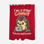 Pro Gamer Procrastinator-None-Polyester-Shower Curtain-NemiMakeit