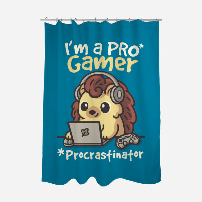 Pro Gamer Procrastinator-None-Polyester-Shower Curtain-NemiMakeit