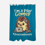 Pro Gamer Procrastinator-None-Polyester-Shower Curtain-NemiMakeit