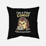 Pro Gamer Procrastinator-None-Removable Cover-Throw Pillow-NemiMakeit