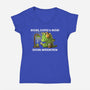 Avoid Social Interaction-Womens-V-Neck-Tee-naomori