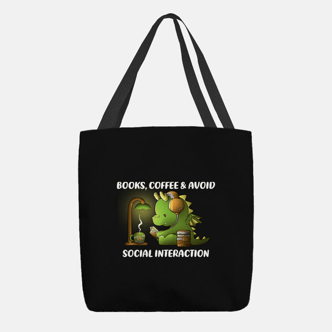 Avoid Social Interaction-None-Basic Tote-Bag-naomori