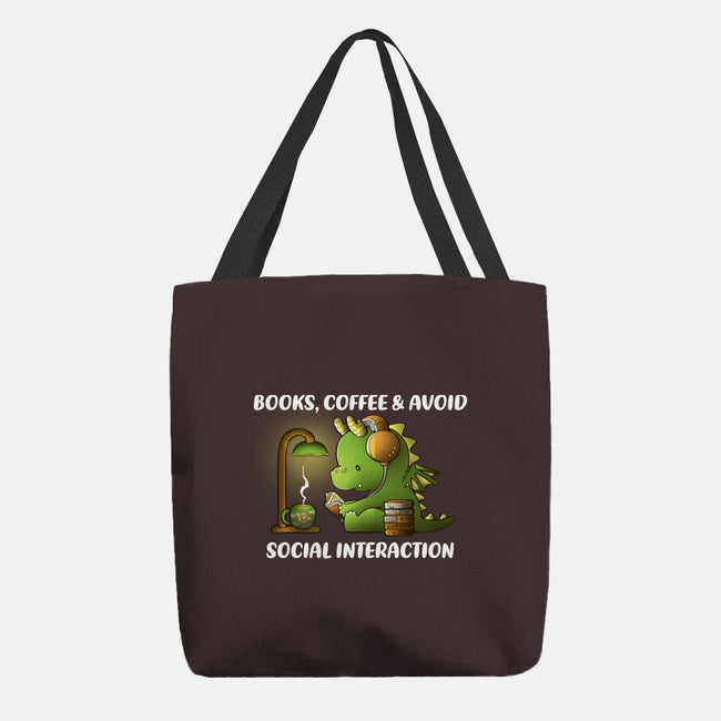 Avoid Social Interaction-None-Basic Tote-Bag-naomori