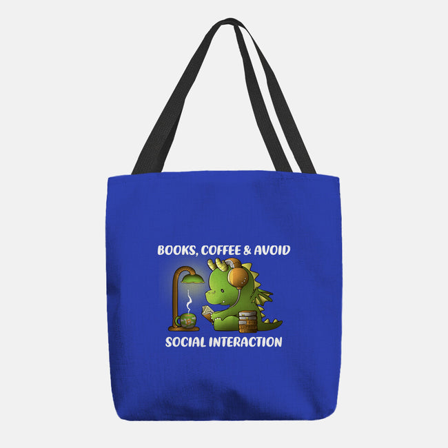 Avoid Social Interaction-None-Basic Tote-Bag-naomori