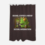 Avoid Social Interaction-None-Polyester-Shower Curtain-naomori