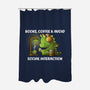 Avoid Social Interaction-None-Polyester-Shower Curtain-naomori