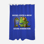 Avoid Social Interaction-None-Polyester-Shower Curtain-naomori