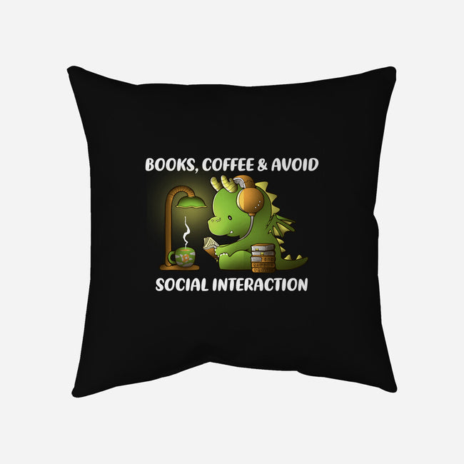 Avoid Social Interaction-None-Removable Cover-Throw Pillow-naomori