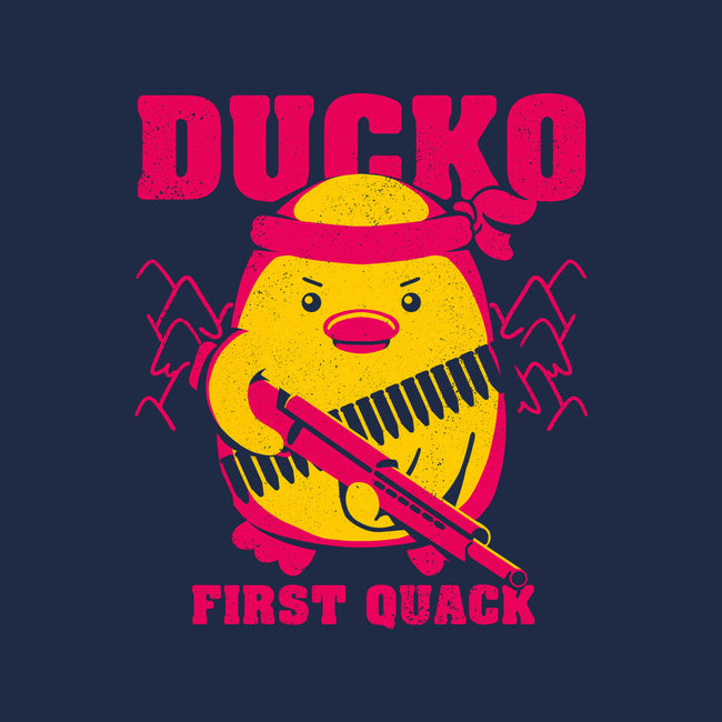 Ducko First Quack-Womens-Fitted-Tee-estudiofitas