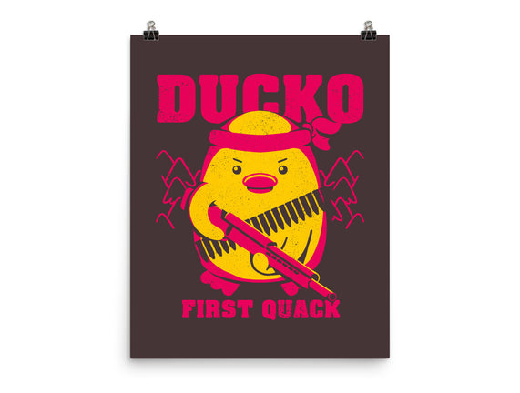 Ducko First Quack