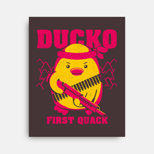 Ducko First Quack-None-Stretched-Canvas-estudiofitas