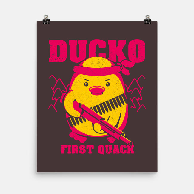 Ducko First Quack-None-Matte-Poster-estudiofitas