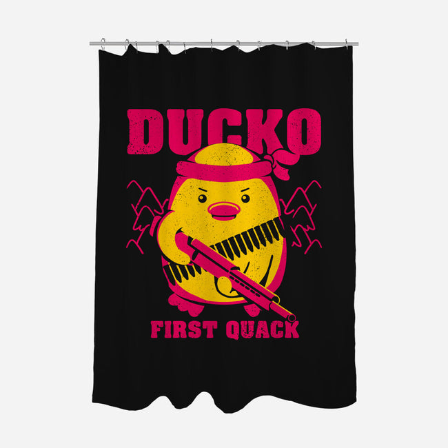 Ducko First Quack-None-Polyester-Shower Curtain-estudiofitas