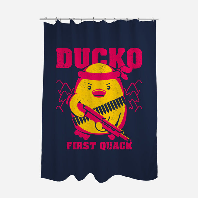 Ducko First Quack-None-Polyester-Shower Curtain-estudiofitas