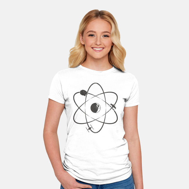 Atom Wars-Womens-Fitted-Tee-sebasebi