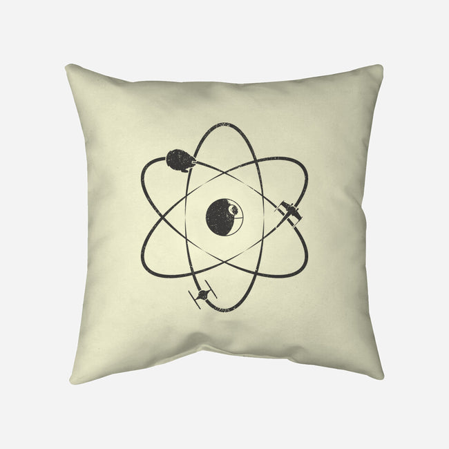 Atom Wars-None-Removable Cover-Throw Pillow-sebasebi