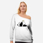 Noodle Mood-Womens-Off Shoulder-Sweatshirt-sebasebi