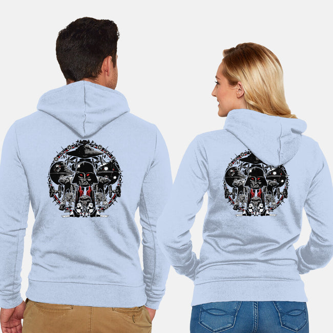 All Things Empire-Unisex-Zip-Up-Sweatshirt-MelesMeles