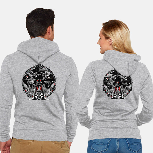 All Things Empire-Unisex-Zip-Up-Sweatshirt-MelesMeles