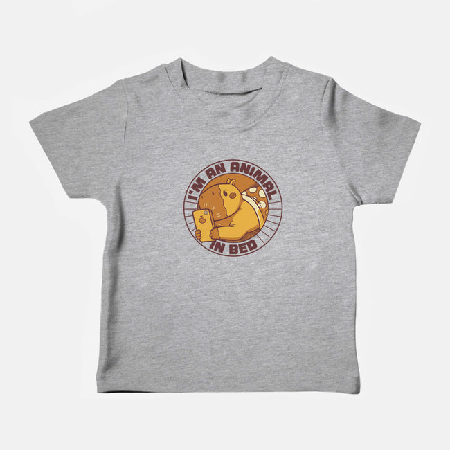 I'm An Animal In Bed-Baby-Basic-Tee-tobefonseca