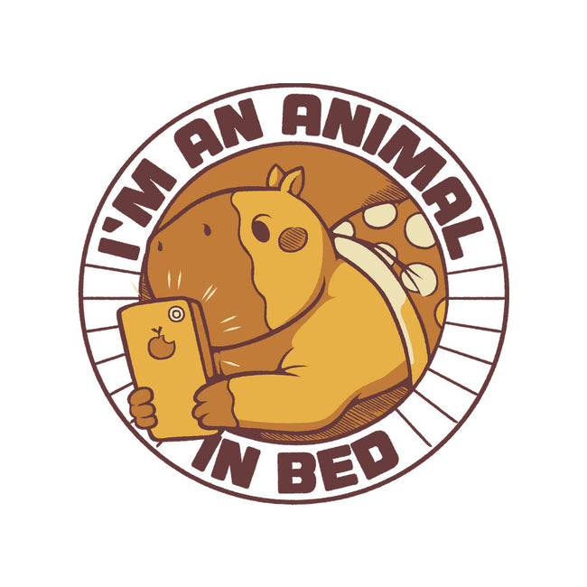 I'm An Animal In Bed-Cat-Basic-Pet Tank-tobefonseca