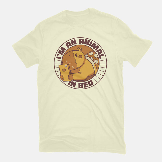 I'm An Animal In Bed-Mens-Basic-Tee-tobefonseca