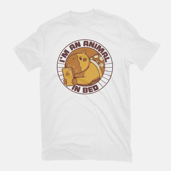 I'm An Animal In Bed-Unisex-Basic-Tee-tobefonseca