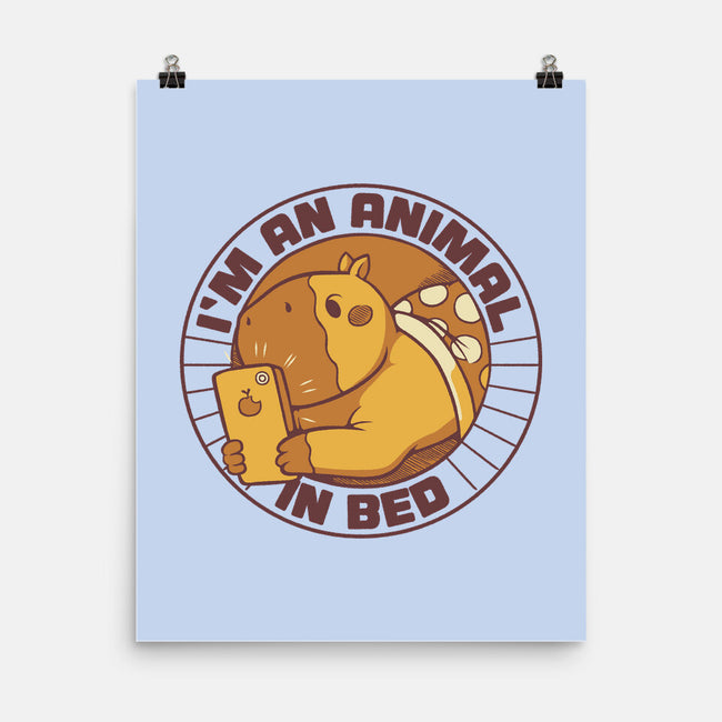 I'm An Animal In Bed-None-Matte-Poster-tobefonseca