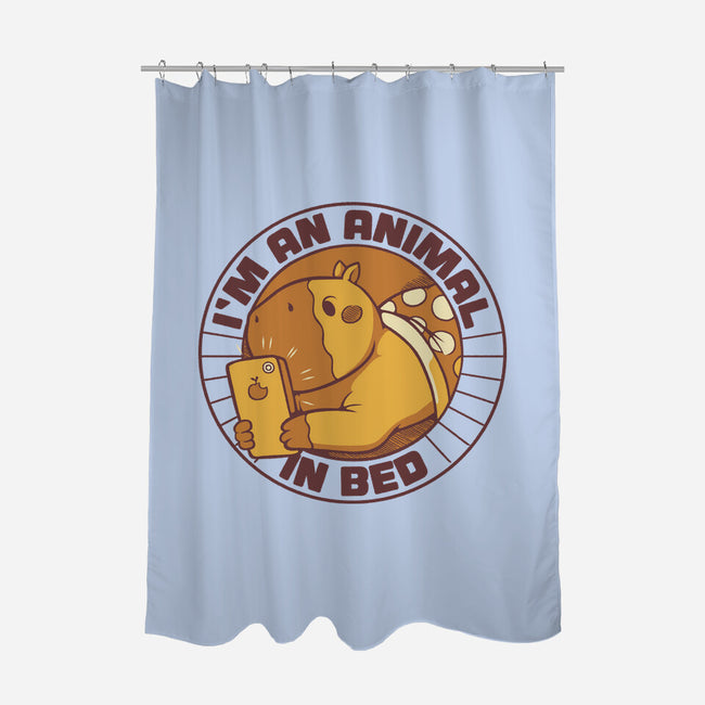 I'm An Animal In Bed-None-Polyester-Shower Curtain-tobefonseca