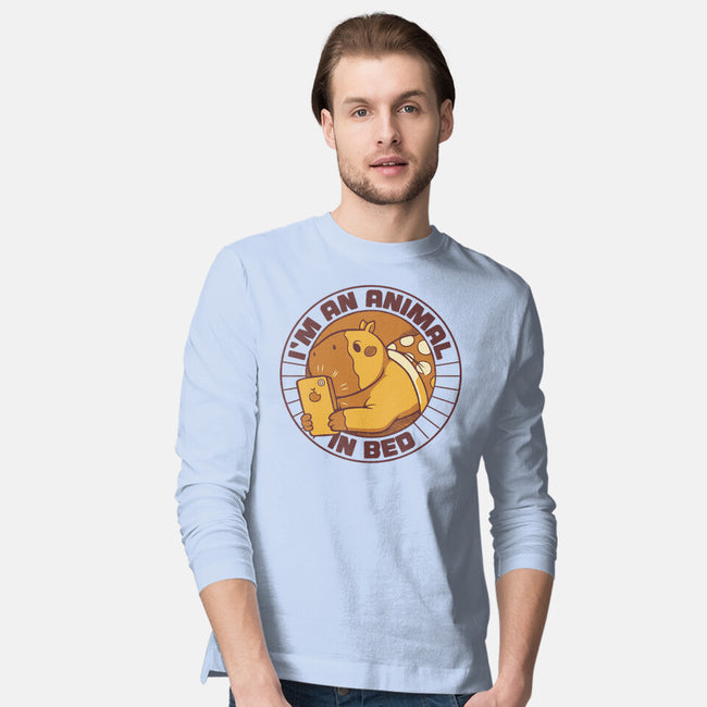 I'm An Animal In Bed-Mens-Long Sleeved-Tee-tobefonseca