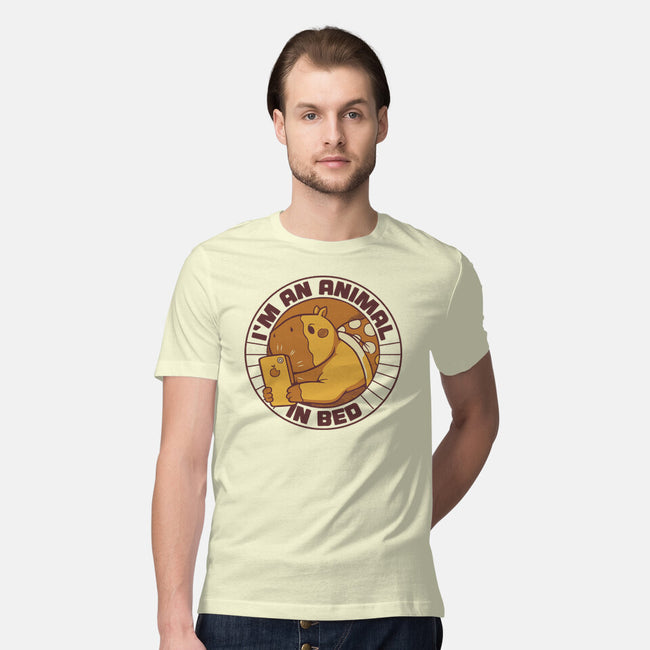 I'm An Animal In Bed-Mens-Premium-Tee-tobefonseca